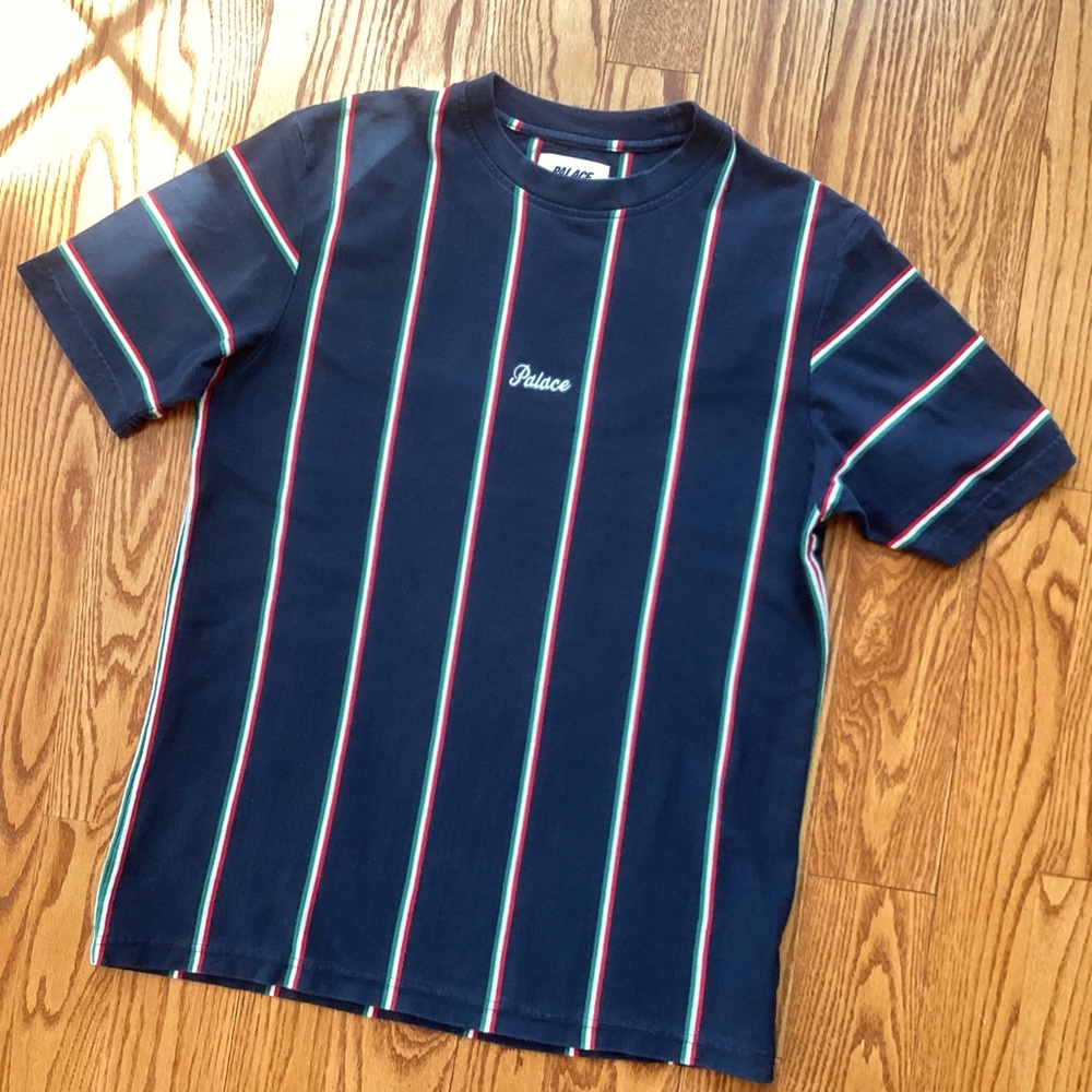 PALACE Vert Vertical Striped Short Sleeve Knit Tee T-Shirt